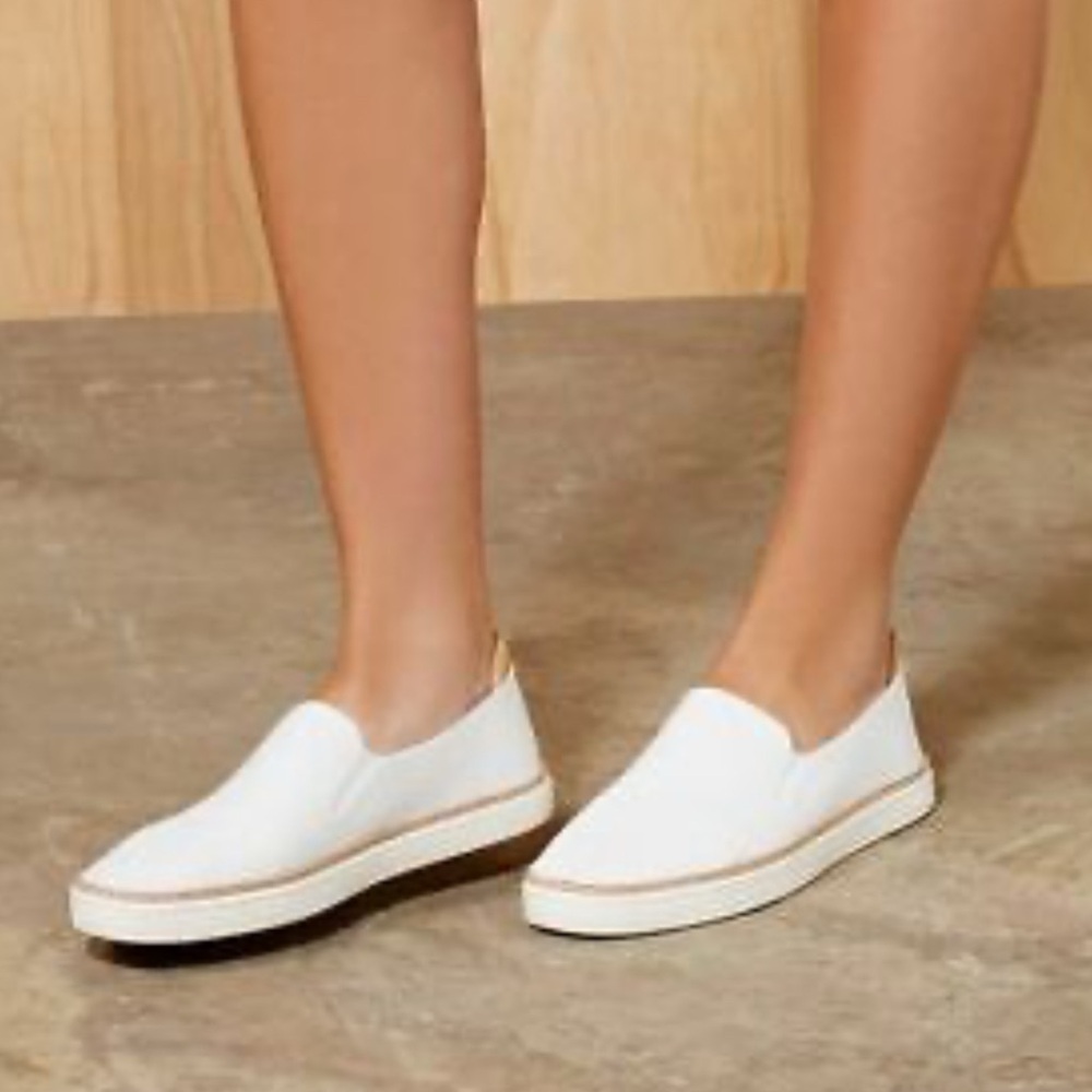NWT UGG Women's White Slip-On Shoes